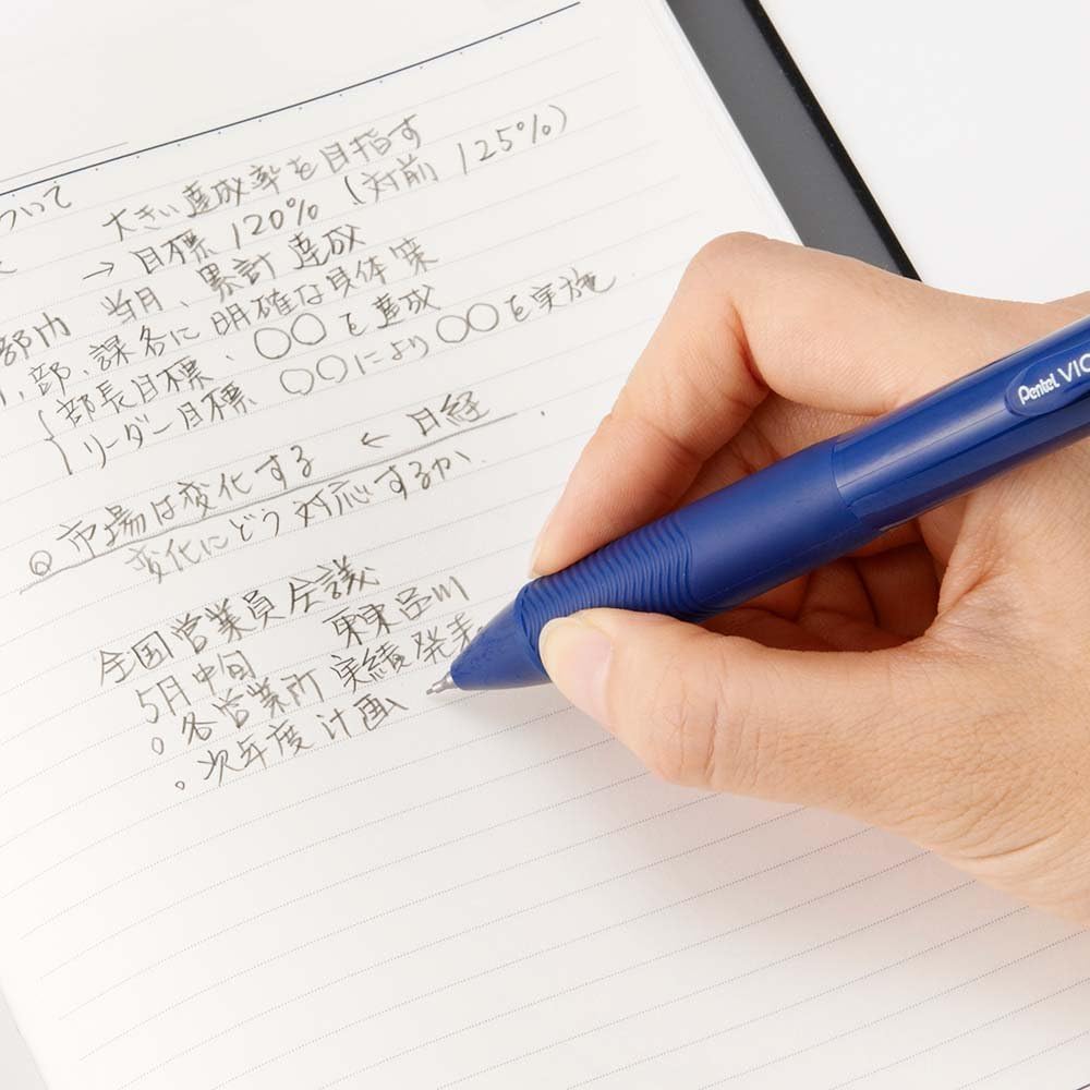 Pentel Vicuna BXW475C Multi-Functional Pen, Blue Shaft