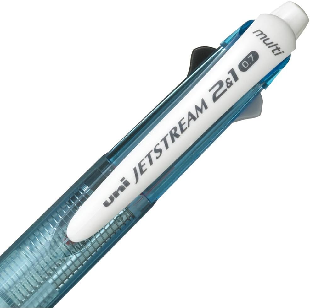 Mitsubishi Pencil MSXE3500071P8 Jetstream 2&1 Multi-Functional Pen, 0.7, Light Blue