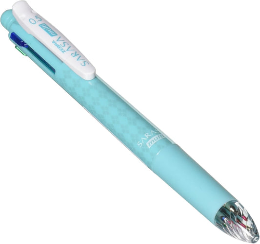 ZEBRA Multi Function Surari Black/Red/Blue/Green Ink 0.5mm Ballpoint Pen, 0.5mm Mechanical Pencil (J4SA11-BG)