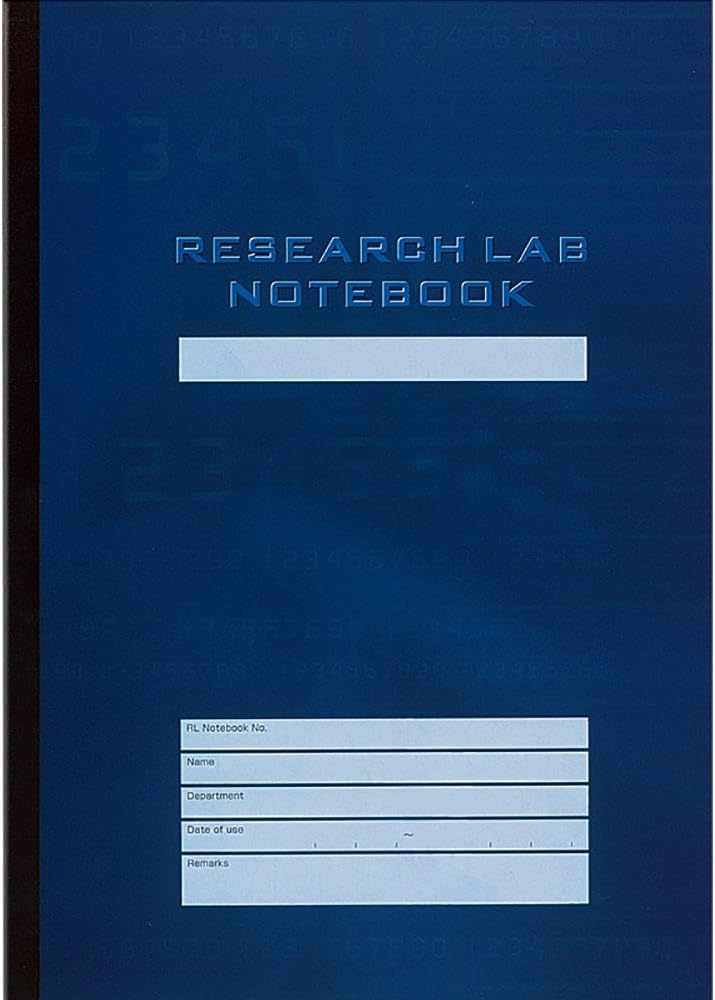Kokuyo Research and Lab Notebook 80 sheets and Ki-LB208S