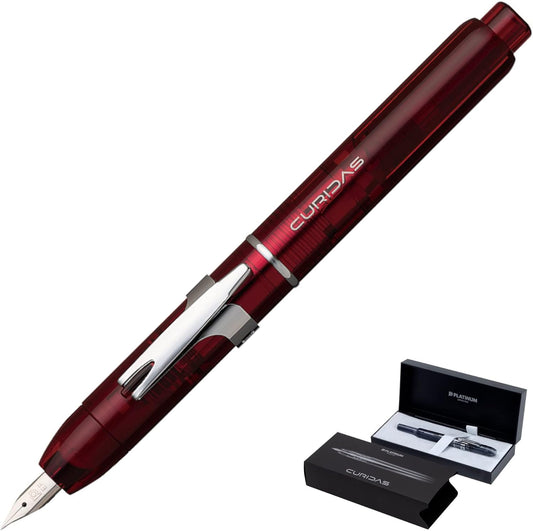 PLATINUM Fountain Pen, Curidus Grand Red, Medium Point, PKN-7000#77-3