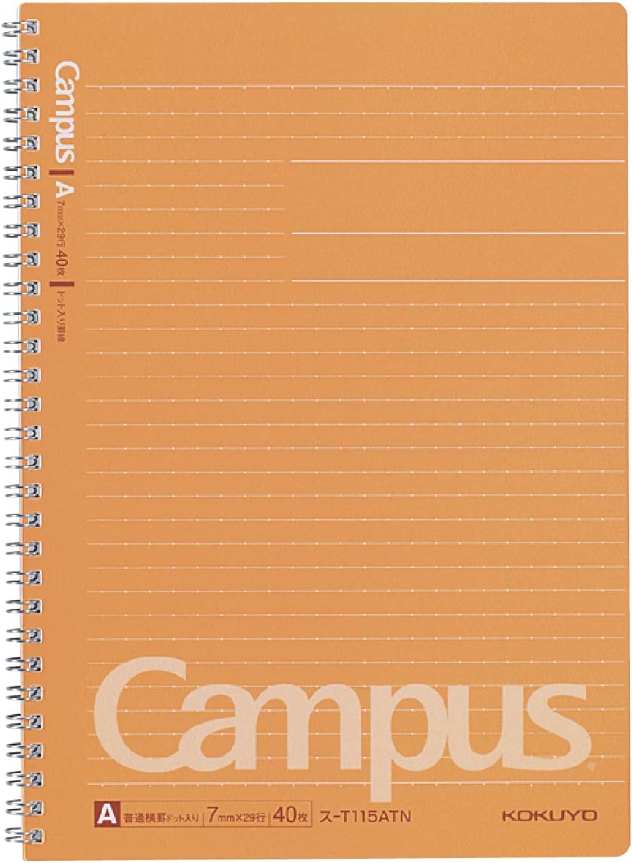 KOKUYO Campus T115ATN B5 A Double Ring Ruled Notebook - 40 Sheets
