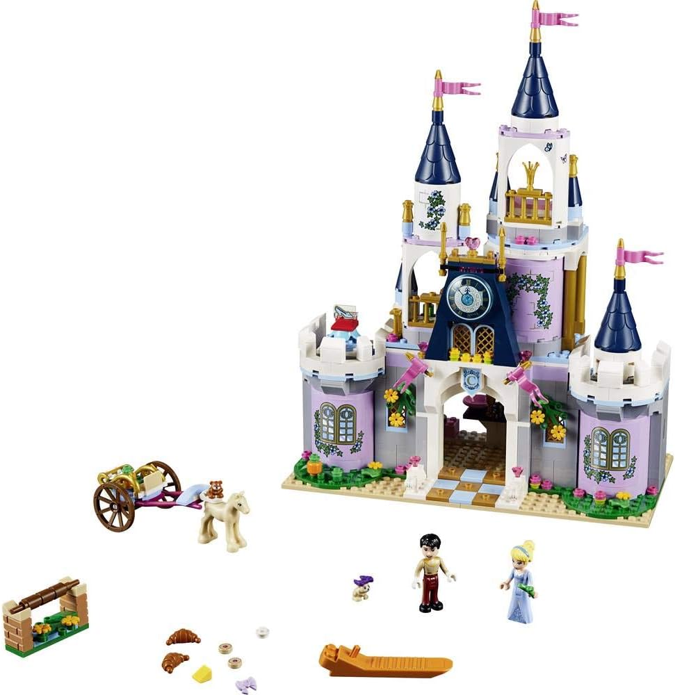 LEGO 41154 Disney Princess Cinderella's Dream Castle Toy, Fairytale Doll House, Prince Charming & Cinderella Mini Doll