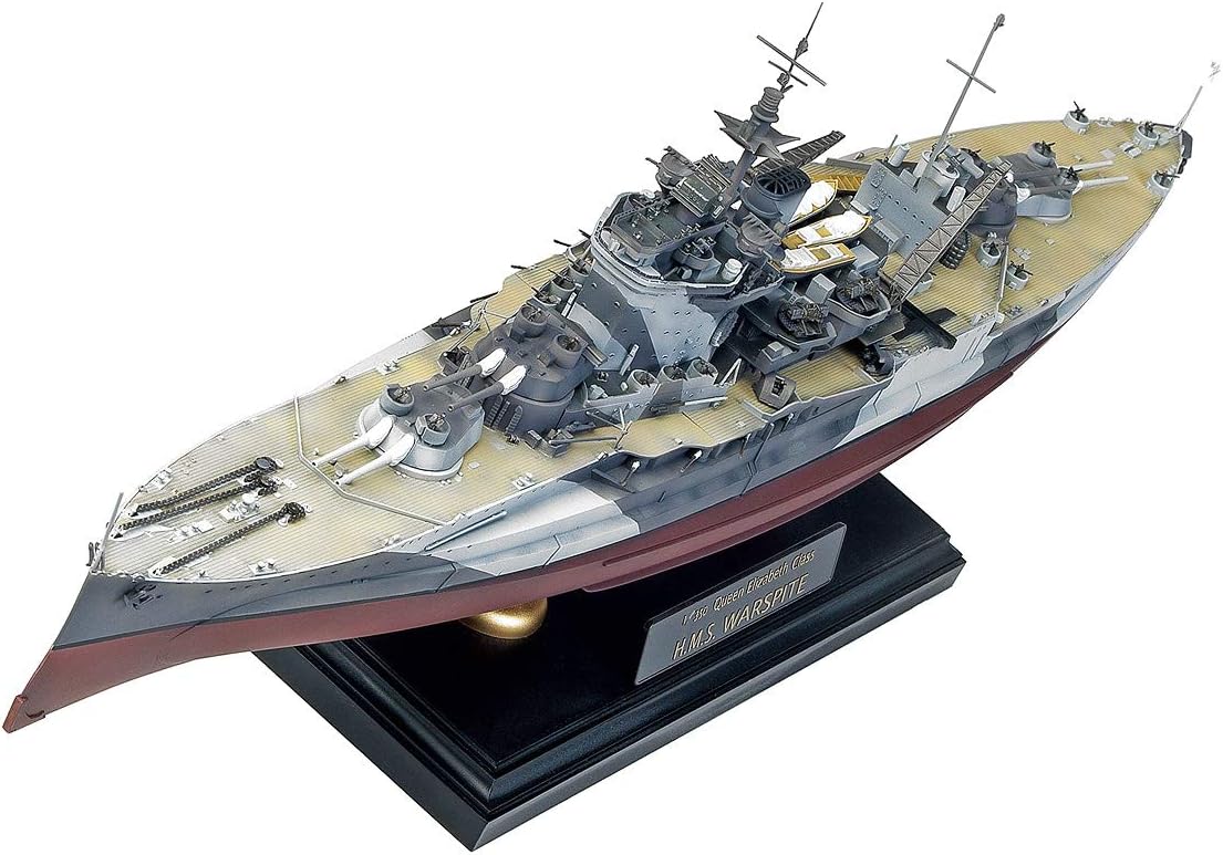 Academy Queen Elizabeth Class H.M.S. Warspite Boat Model Building Kit