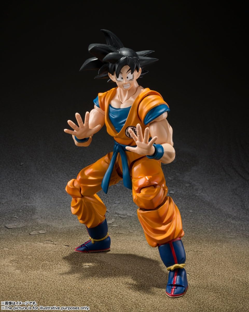 TAMASHII NATIONS - Dragon Ball Super: Super Hero - Son Goku Super Hero, Bandai Spirits S.H.Figuarts Action Figure