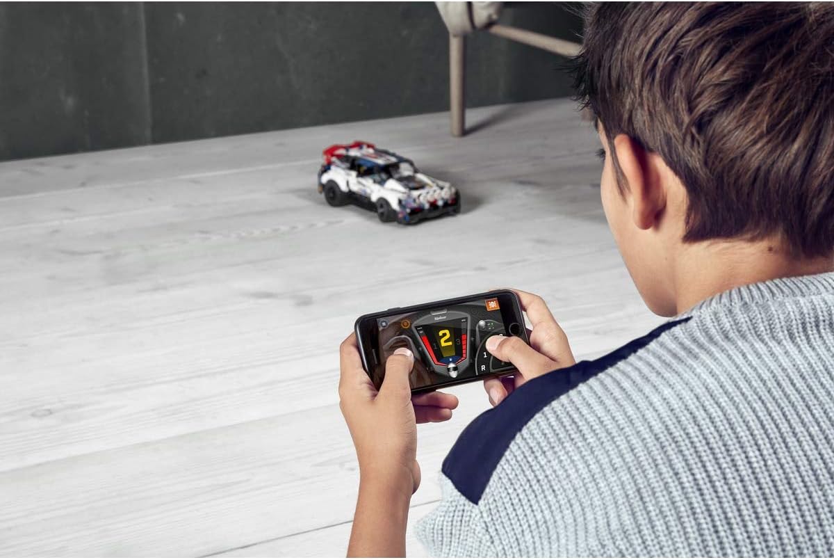 LEGO 42109 Technic Control+ App-Controlled Top Gear Rally Car Model Building Set, RC Racing Car Toy for 9 years and up