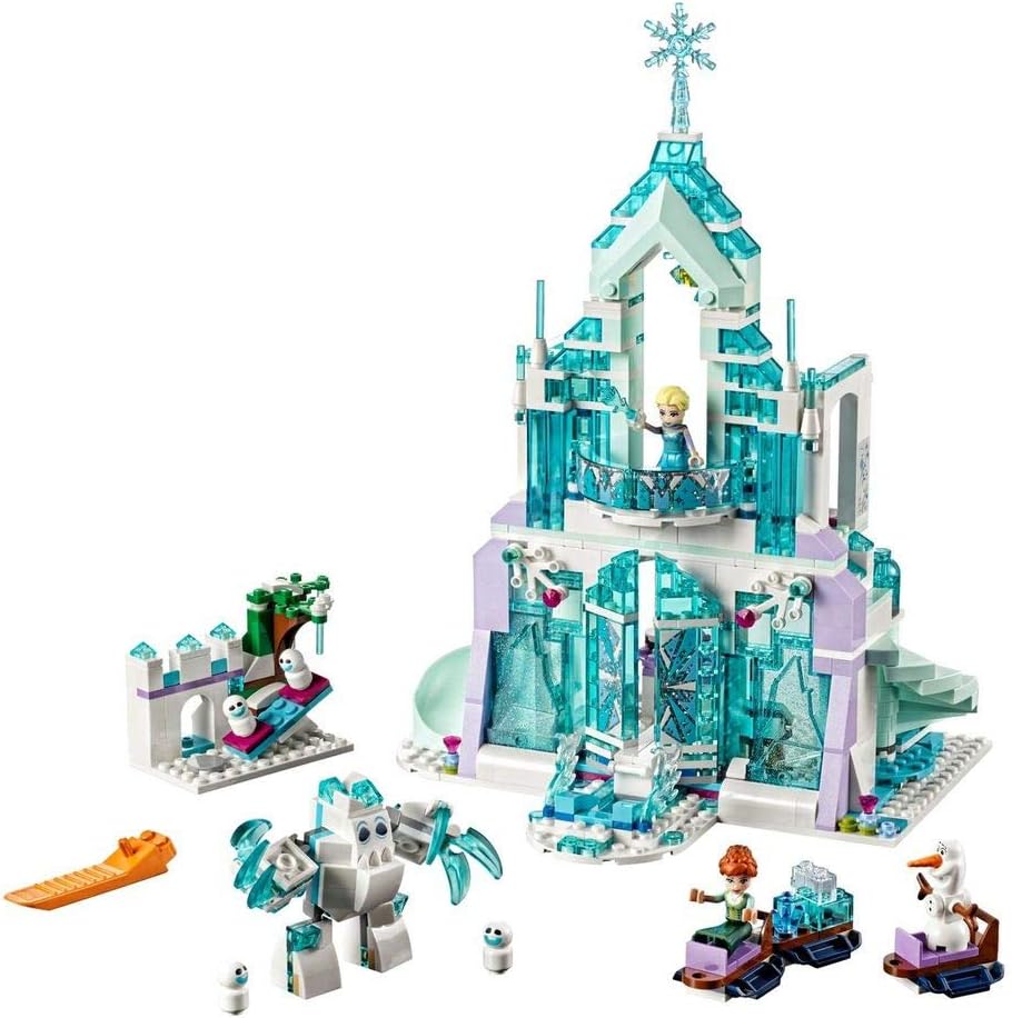 LEGO Disney Frozen Elsa's Magical Ice Palace 43172 Toy Castle Building Kit with Mini Dolls, Castle Playset with Popular Frozen Characters Including Elsa, Olaf, Anna and More (701 Pieces)
