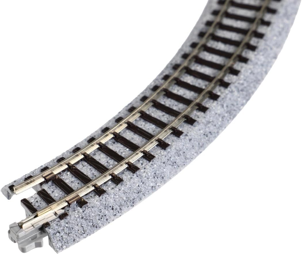 Kato USA Model Train Products UNITRACK Compact Tracks (4-Piece), 150mm/(6") Radius/45-Degree