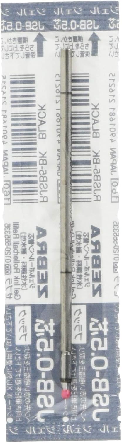 ZEBRA gel ballpoint pen core replacement JSB-0.5 core B-RJSB5-BK Black ten