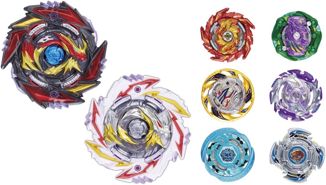Takara Tomy Beyblade Burst Superking B-170 Random Booster Vol. 21 (Random Model Inside) - Chance of New Death Diabolos 4Turn Merge' 1D or Abyss Diabolos 5 Fusion' 1S