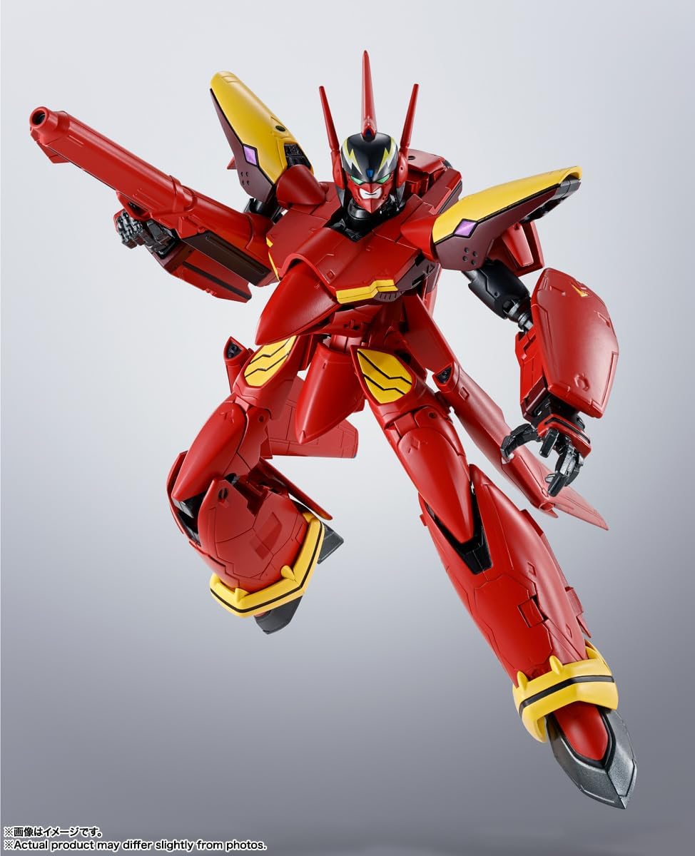TAMASHII NATIONS - Macross 7 - VF-19 Custom Fire Valkyrie, Bandai Spirits Hi-Metal R Figure