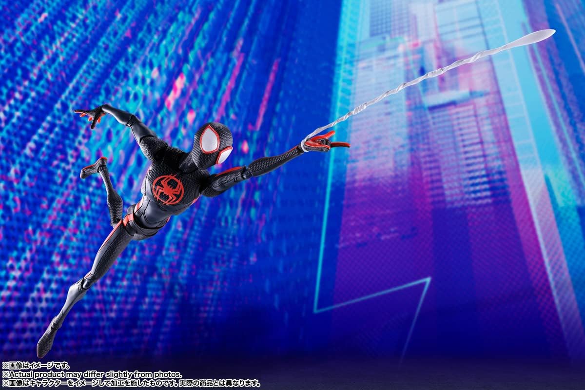 TAMASHII NATIONS - Spider-Man: Across The Spider-Verse - Spider-Man (Miles Morales) S.H.Figuarts Action Figure