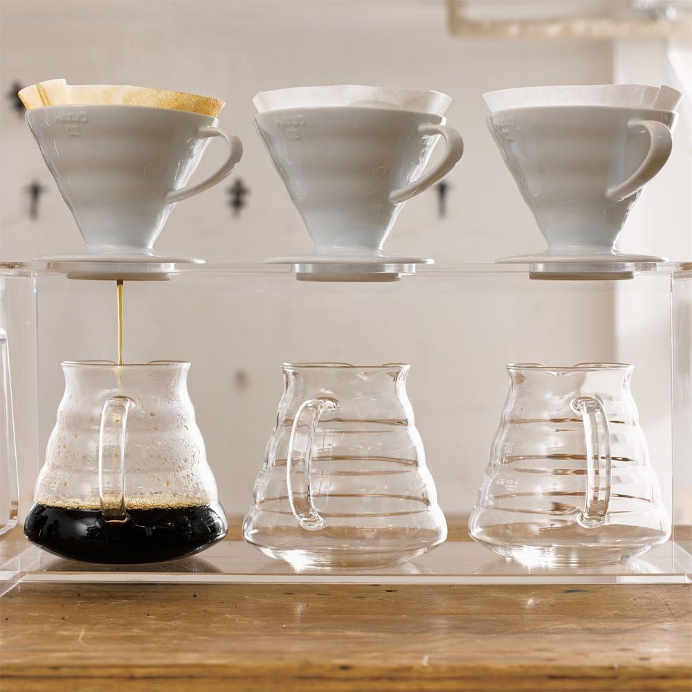 Hario V60 "Clear" Glass Range Server, 600ml