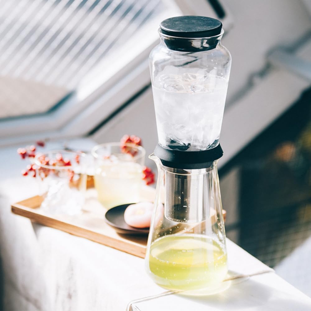 HARIO SBS-5B Slow Drip Brewer HARIO SHIZUKU (600ml), Black, One size