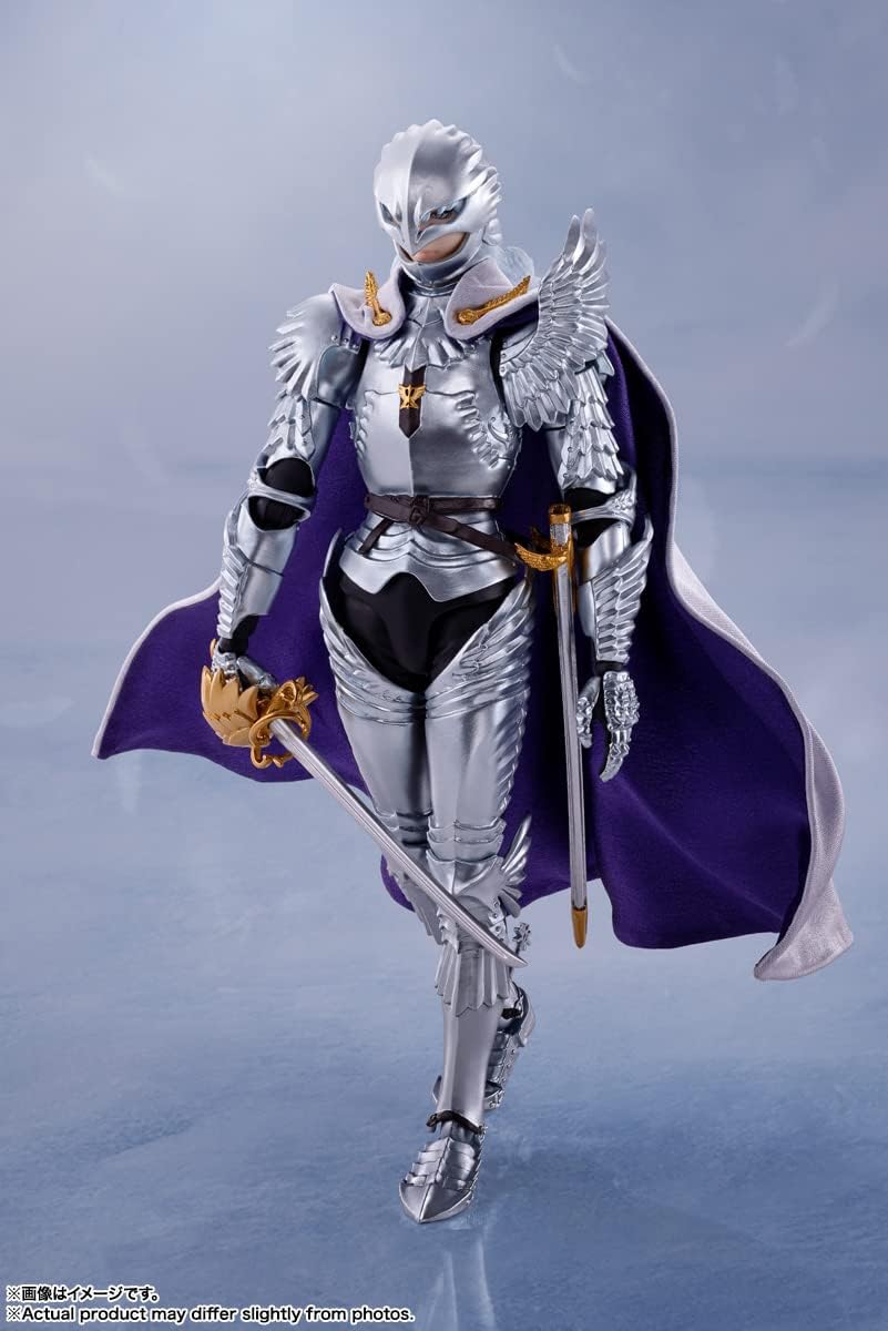 TAMASHII NATIONS - Berserk - Griffith (Hawk of Light), Bandai Spirits S.H.Figuarts Action Figure