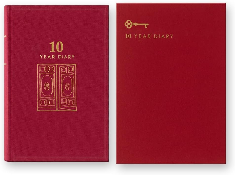 DESIGNPHIL Midori 12860006 Diary, 10-Year Consecutive Door