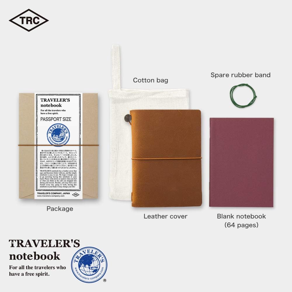 Traveler's Note Passport Size Camel 15194006