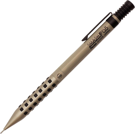 Pentel Smash Q1005-GMKS Kiji Shoji Pentel Smash Mechanical Pencil, 0.02 inches (0.5 mm), Gunmetal Full Body, Limited Color