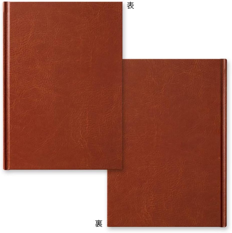 Midori 34499006 Address Book, HF A5, Adult Address Book, PU Leather, Brown