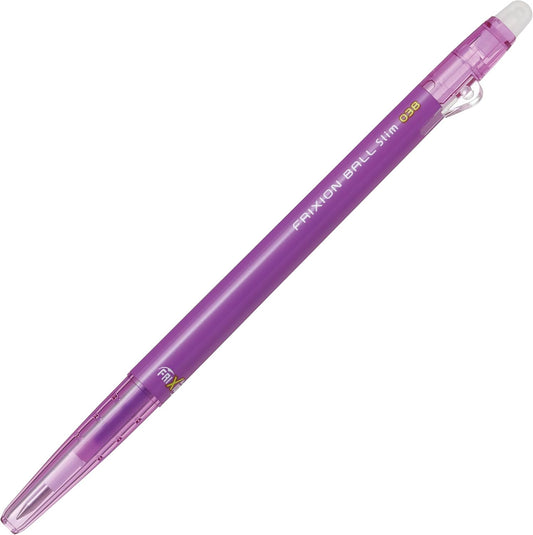 PILOT Frixion Ball Slim 038 Ballpoint Pen, Purple (LFBS-18UFPU)