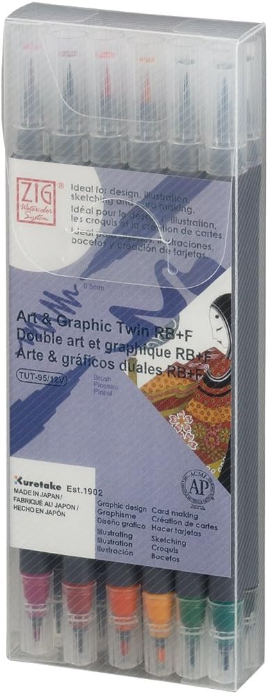 Kuretake ZIG ART & GRAPHIC TWIN RB+F (VDE)