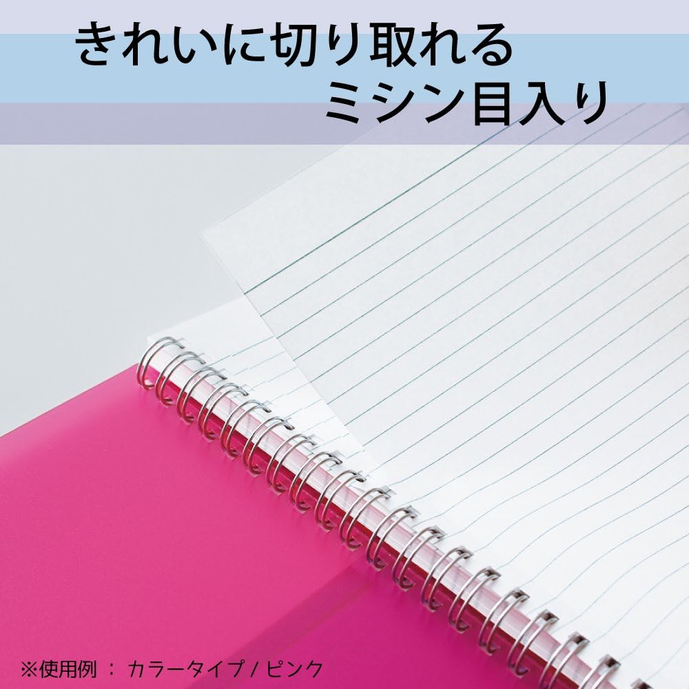 Kokuyo Twin Ring Note Color Tag Bi-Color Semi B 5 Blue CT-C 20 B