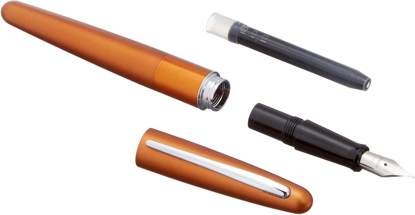 PILOT Cocoon Fountain Pen Fine Nib Orange Body (FCO-3SR-O-F)