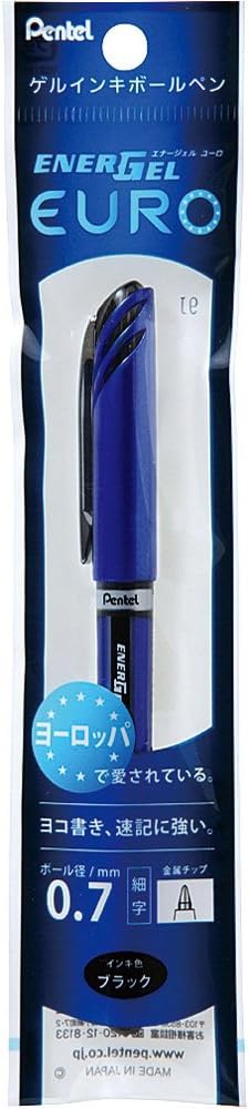 Pentel XBL27-A EnerGel Ink Ballpoint Pen, Black, 0.03 inches (0.7 mm), 5 Pieces