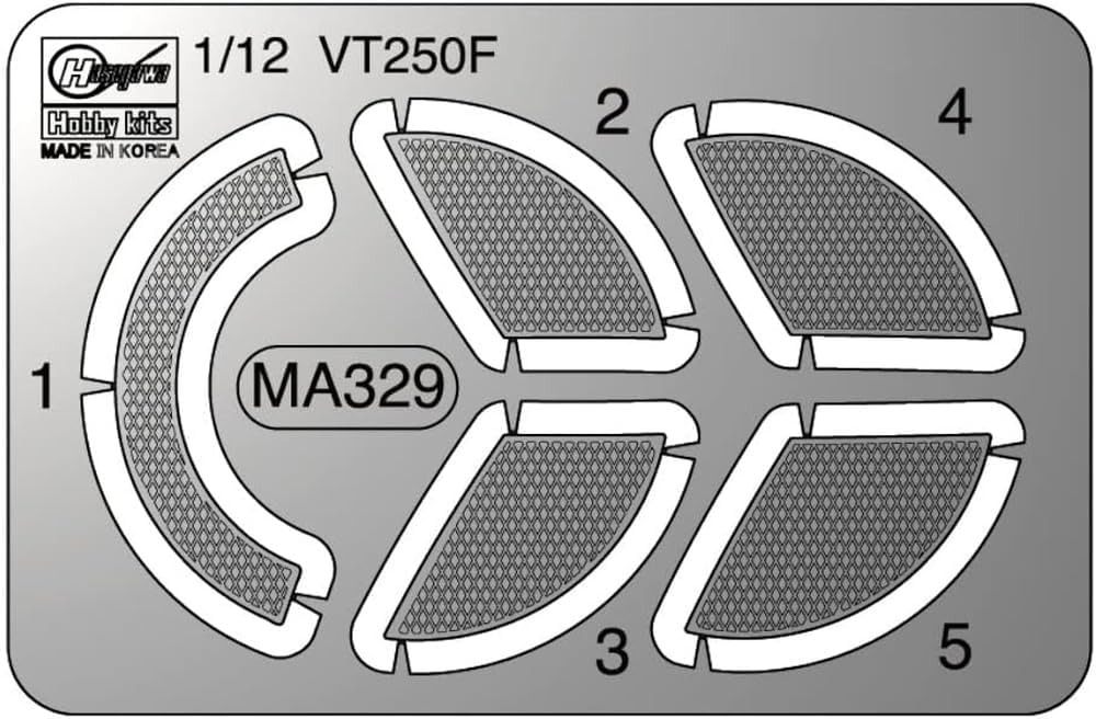 Hasegawa 21750 1/12 Photoetched Parts Honda VT250F Model Kit, Multi-Colour