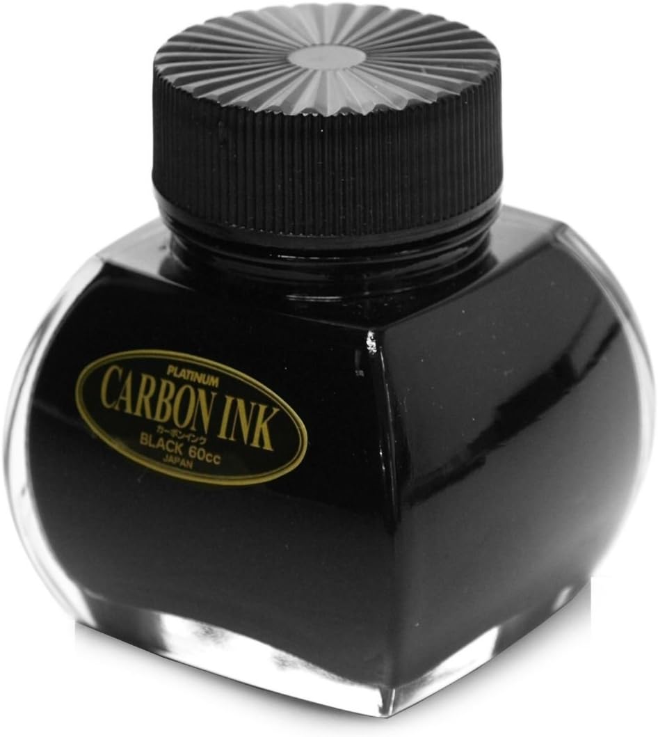 PLATINUM Carbon Ink Bottle 60ml - Black