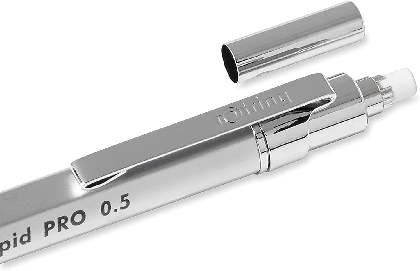 rOtring Rapid Pro Mechanical Pencil, 0.5 mm, Silver