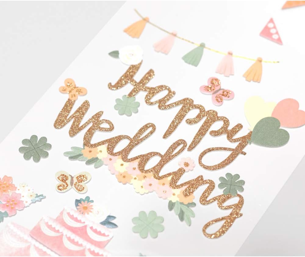 Midori Sticker 2513 PCM Title Wedding Cake Pattern 82513006