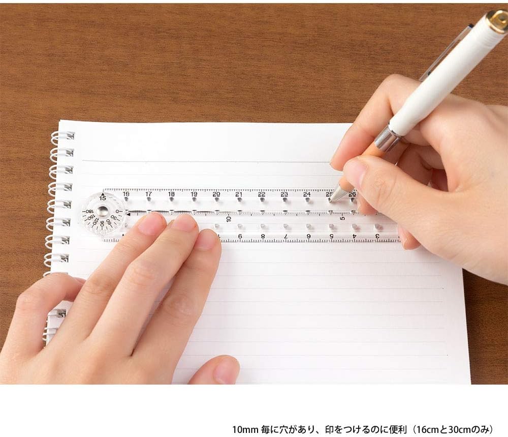 DESIGNPHIL 42266006 Multi Ruler, 11.8 inches (30 cm), Transparent