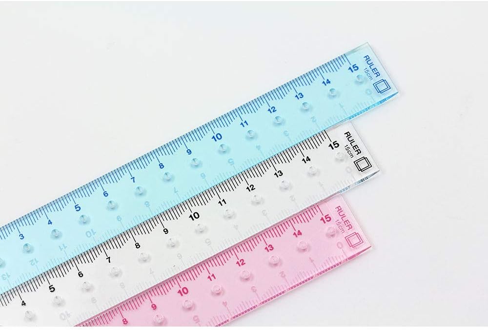 Designphil Midori Metric CL Ruler 15cm Clear (42231006)
