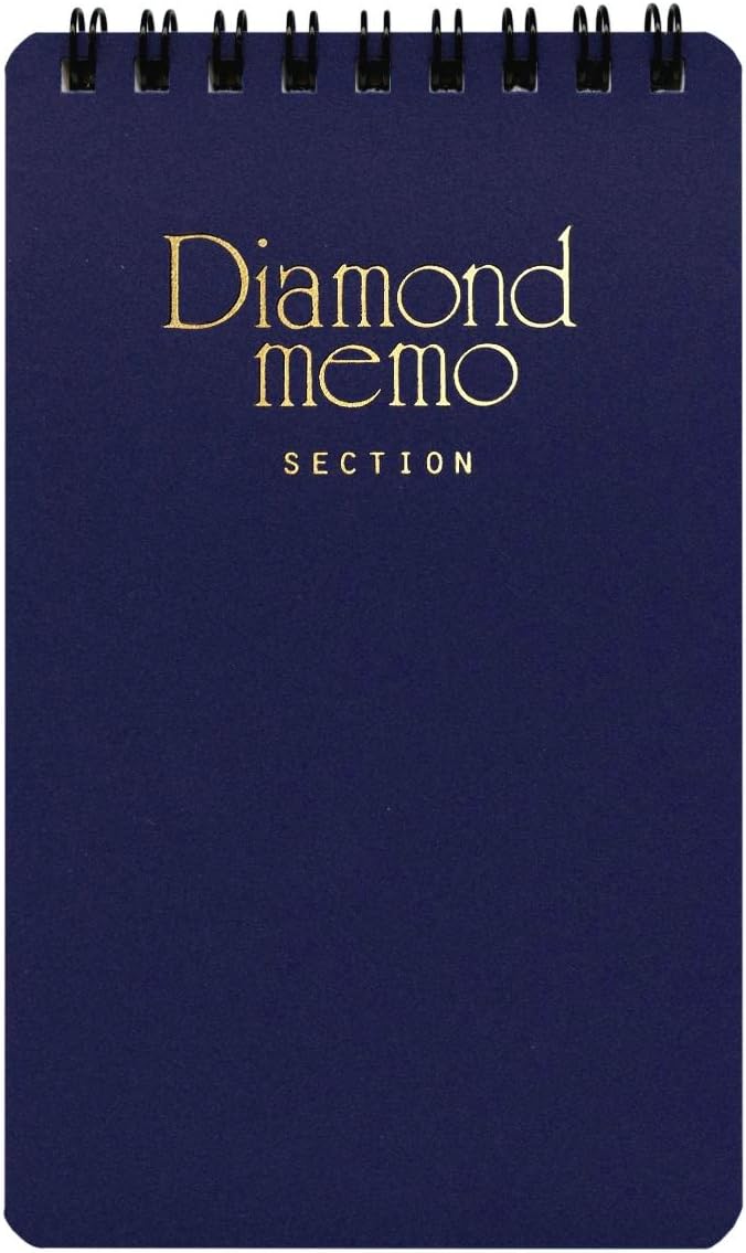 Midori 11733006 Diamond Memo, Grid Ruled, Blue