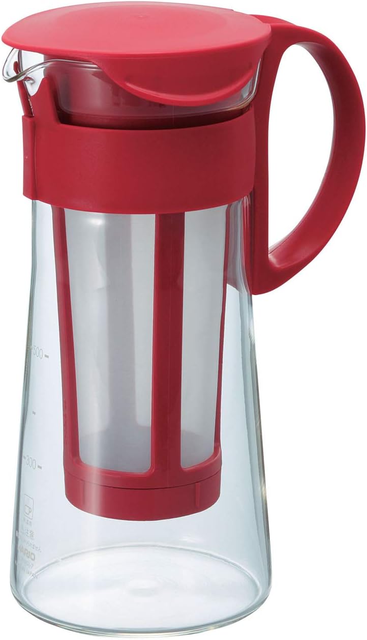 Hario "Mizudashi" Cold Brew Coffee Maker, 600ml, Red