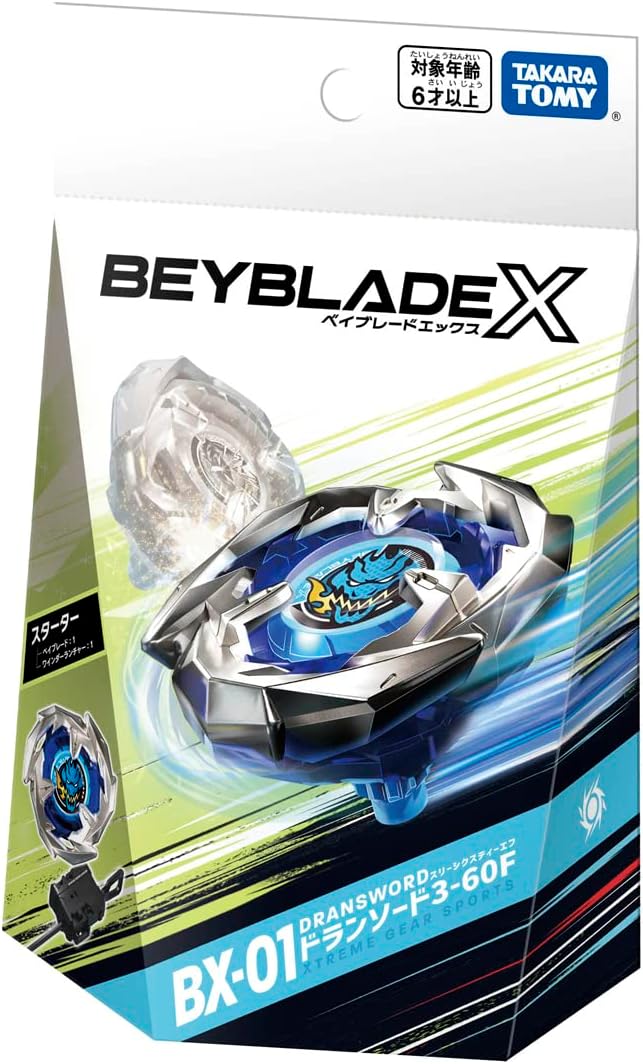 Takara Tomy Beyblade X BX-01 Starter, Dran Sword, 3-60F