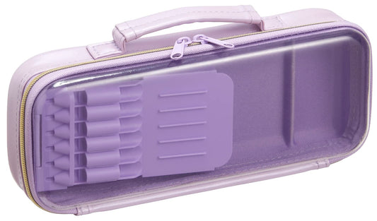 Raymay Fujii FSB1061V Pen Case, Top Liner, Clear, Violet