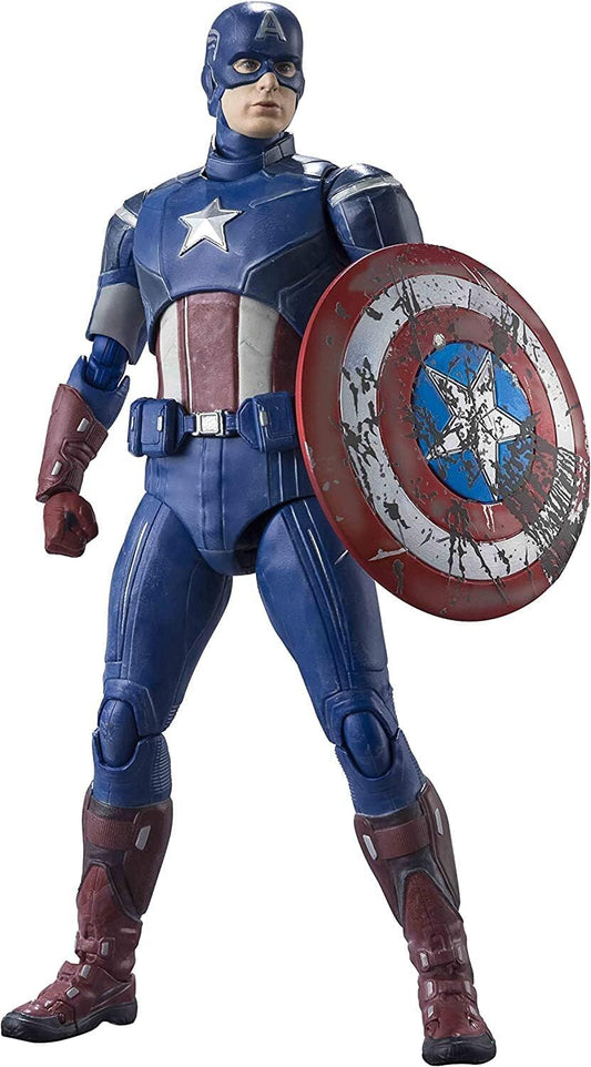 TAMASHII NATIONS - Avengers - Captain America - Edition, Bandai Spirits S.H.Figuarts Action Figure