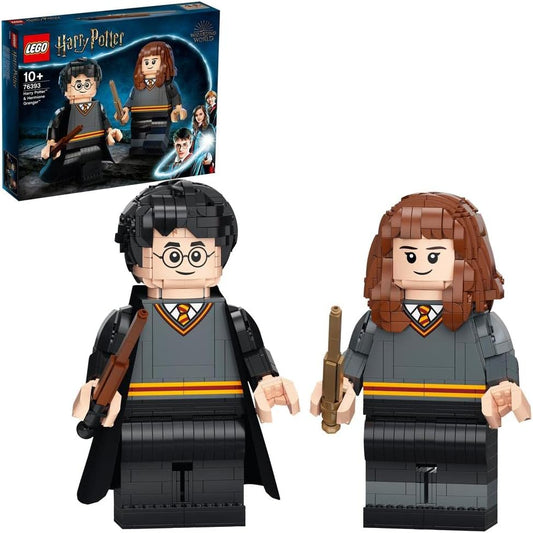 Lego Wizarding World Iconic Brick-Built Harry & Hermione 76393 Building Set