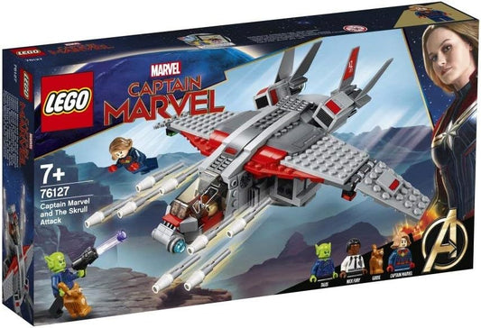 Lego Captain Marvel and The Skrull Attack Set building toy Marvel Super Heroes