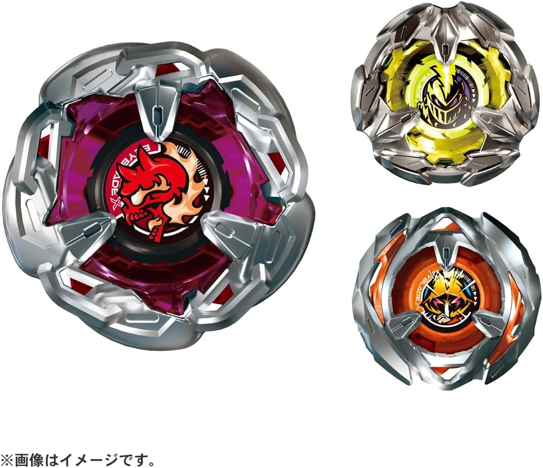 Takara Tomy Beyblade X BX-21 Hellz Chain Deck Set, Metal