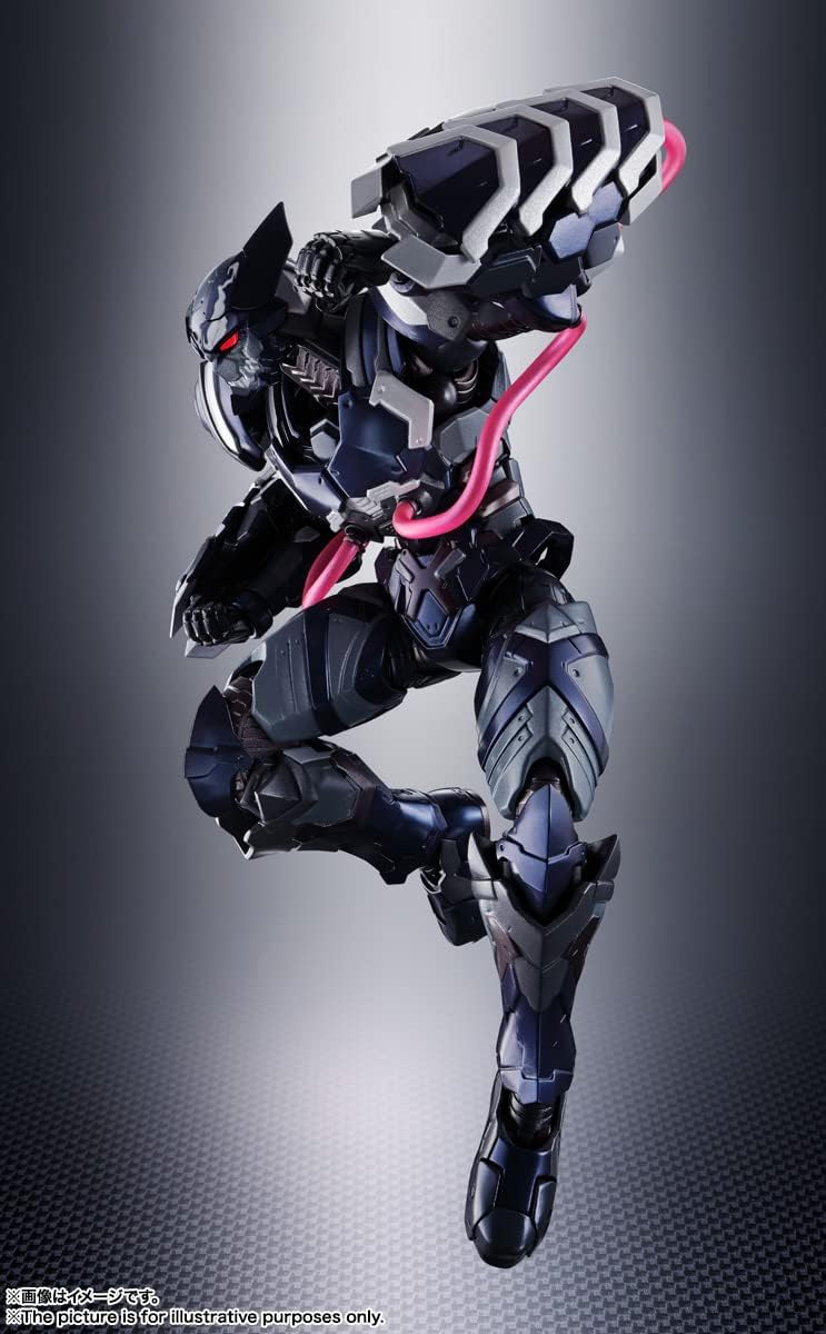 TAMASHII NATIONS - Tech-On Avengers - Venom Symbiote Wolverine (Tech-On Avengers), Bandai Spirits S.H.Figuarts Action Figure