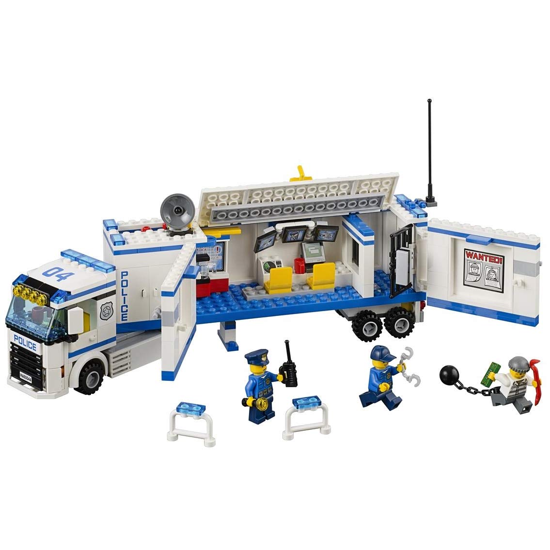 LEGO City Mobile Police Unit Control Room Truck with 3 Minifigures | 60044