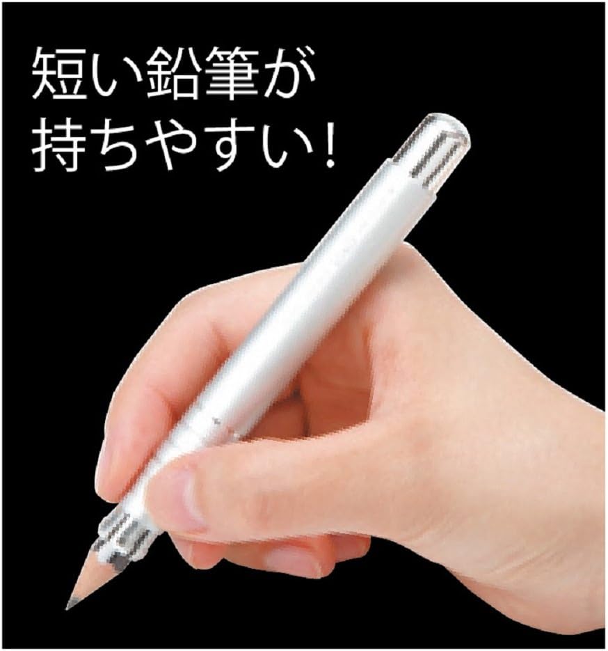 Kutsuwa Knock Pencil Holder, Silver (RH015SV)