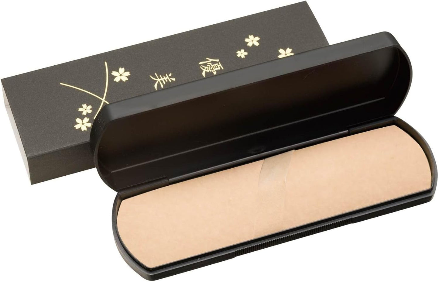 Sailor 16-0344-210 Multi-functional Fountain Pen, 2 Colors + Sharp, Yumi Maki-e, Weeping Cherry Blossoms, White