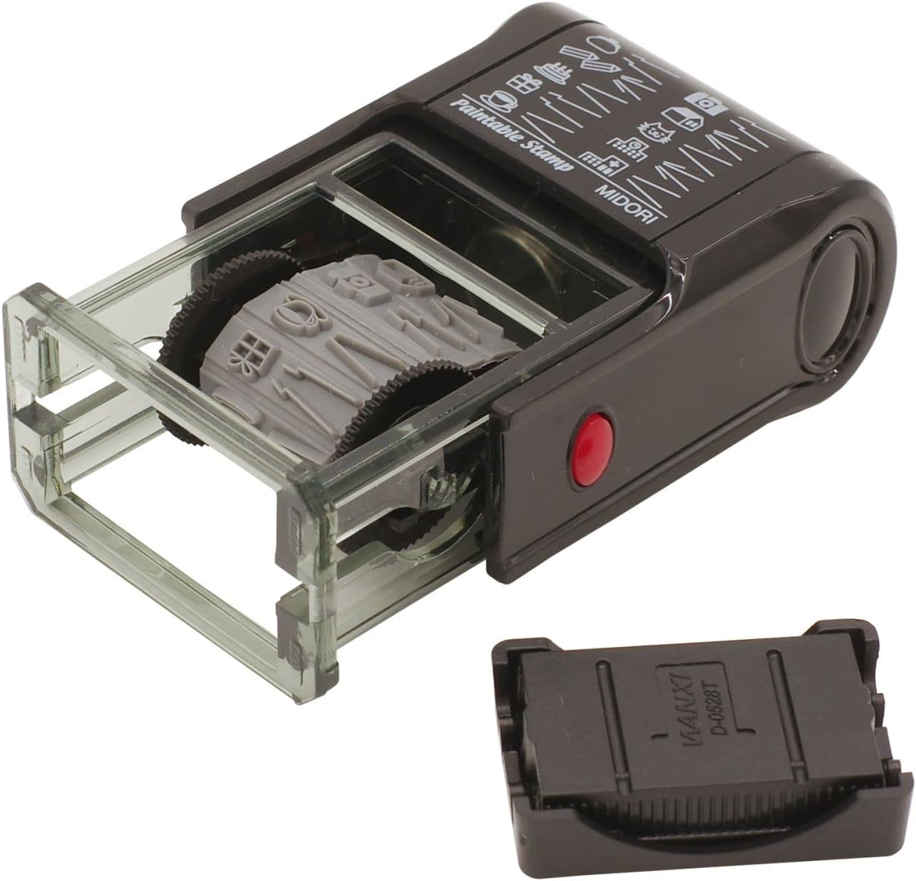 Midori 35420006 Stamp, Rotating Mark, Motif Cloth Pattern