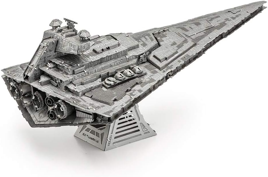 Metal Earth Puzzle 3D Destroyer Imperial Star Wars Metal Jigsaw Puzzles Buildable Model Kits for Adults Challenging Level 6.7 X 9.73 X 7.39 Inches