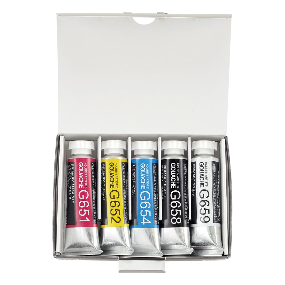 Holbein 5 primary colors set gouache gouache (japan import)