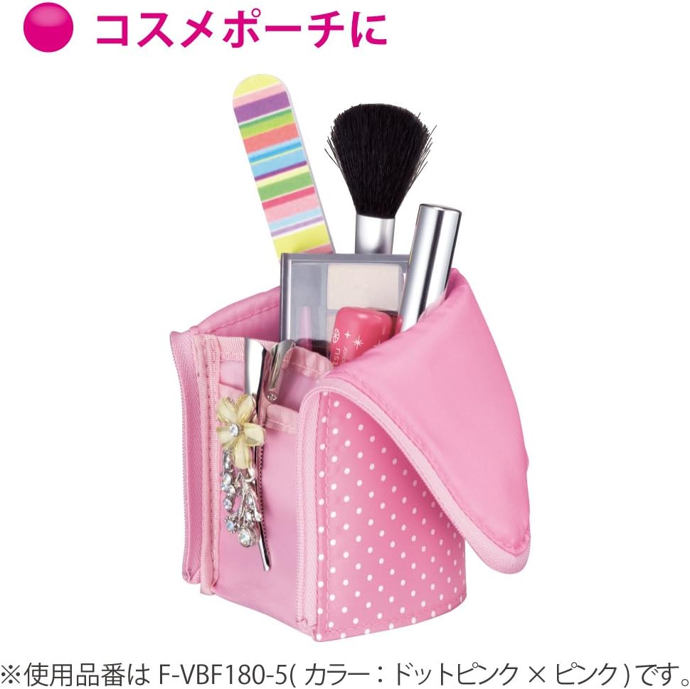 KOKUYO NEO CRITZ Pen Case (Regular, Pink Dot x Pink)